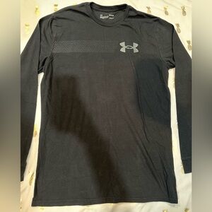 Men’s Under Armour Longsleeve Loosefit Shirt, Charcoal Grey. Sz Med. Like new.